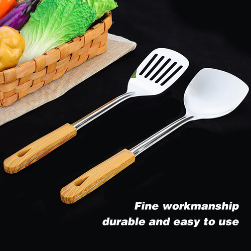 Espátula Sólida De Acero Inoxidable Espátula De Cocina Con