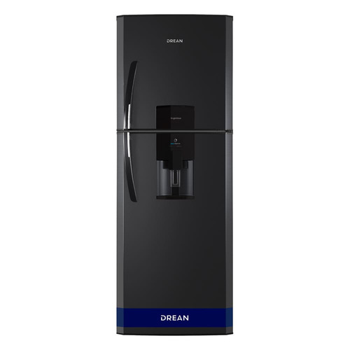 Heladera Drean HDR400F11 negra con freezer 396L 220V