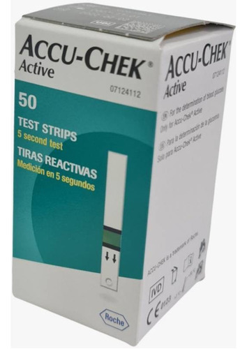 Tiras Reactivas Accu-chek Active Caja X50