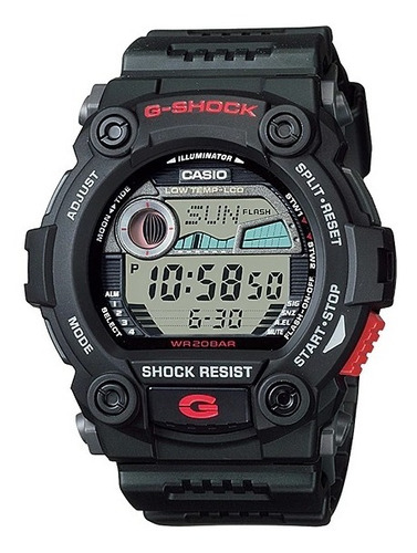 Reloj Casio G-shock G-7900-1 Wr Luz Crono Alarma Hora Mundia