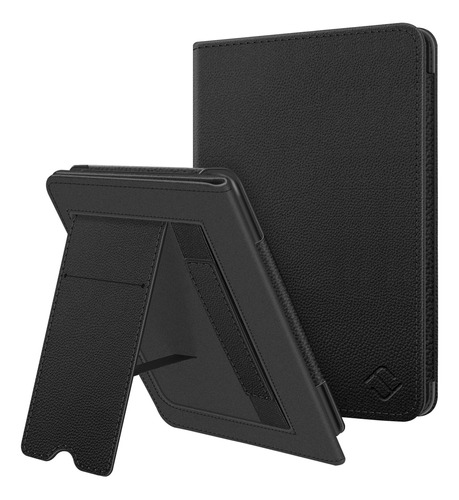 Funda Para Kindle Paperwhite De Cuero Sintetico Negro