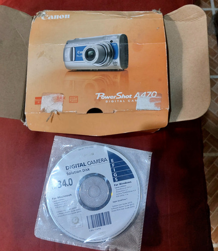 Camara Canon Powershok A470 Como Nueva Azul Claro (Usado)