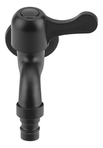 Grifo De Pared De Acero Inoxidable 304, Color Negro