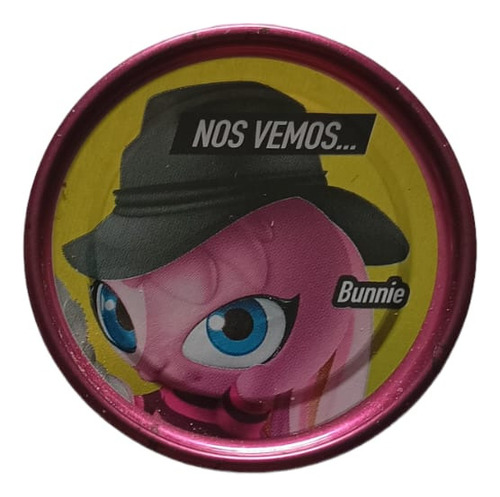 Tazo Super Funki Punky 39 Metalix Gold Bunnie (Usado)