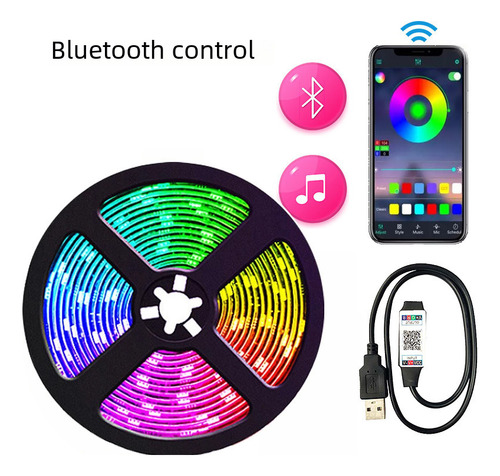 Luces De 3 M 5050 Con Control Bluetooth Led Bluetooth