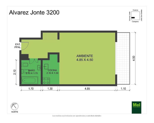 Imagen 2 de 17 de -venta- Luminoso Y Amplio Monoambiente