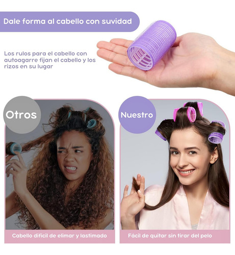 33 Tubos Para Rizar Cabello, Rizador De Pelo Con Auto