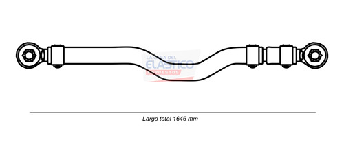 Barra Larga De Direccion De Ford 915 Tipo Reforma