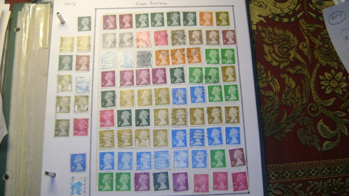 85 Antiguos Sellos Postales Inglaterra Reina Isabel Ii Xv-6