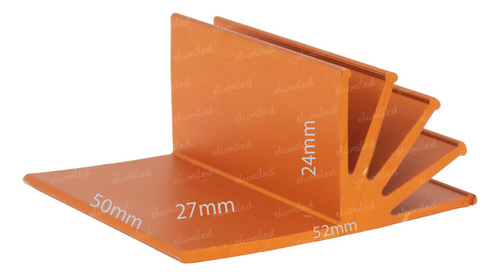 4 Disipadores Zd9 X 50mm R.t. 3.80º C/w (57x23x50mm)