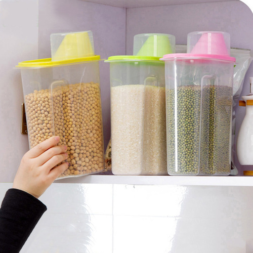 Recipiente De Almacenamiento De Comida Para Mascotas Con Tap