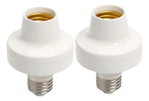 2 Socket Con Sensores Movimiento 360° Y Luminosidad Tomae27