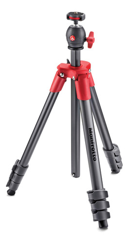 Manfrotto Compact Light Aluminum TriPod (red)