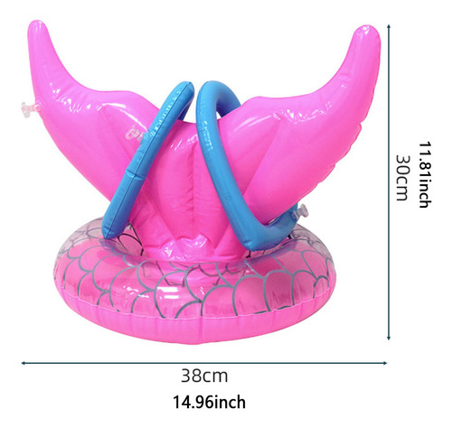 Juego De Lanzamiento Inflable, Juguete De Natación De Rosa