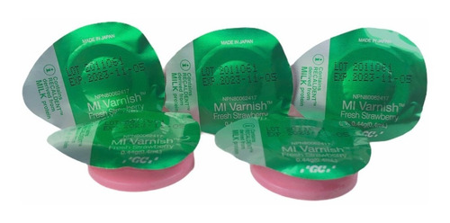 Pastas Barniz My Varnish Gc Sabor Fresa Y Menta 10 Piezas