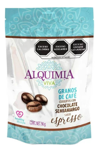 Alquimia Granos De Café Cubierto De Chocolate Espresso 96grs