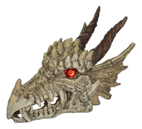 Penn-plax Deco-replicas Dragon Skull Gazer Decoracin De Acua