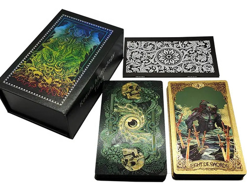 Cartas Mazo Tarot Rider Gold Foil Legend Mithology Caja