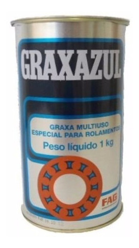 Graxa Azul P/ Rolamentos Graxazul Fag 1 Kg