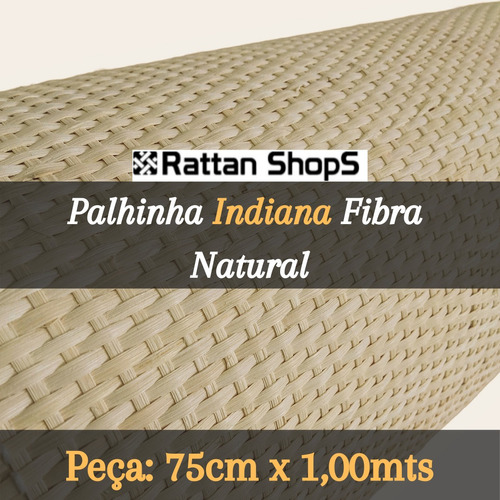 Imagem 1 de 4 de Palhinha Indiana Fibra Natural Na02 75cm
