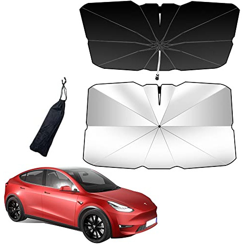 Parasol Parabrisas De Automóvil Tesla Model Y Model 3,...