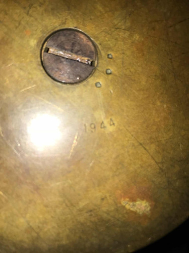 Imagen 3 de 5 de Antiguo Adorno Militar En Bronce