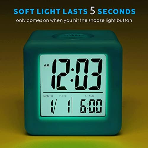 Plumeet Despertador Reloj Para Niños Con Snooze Y Púrpura -