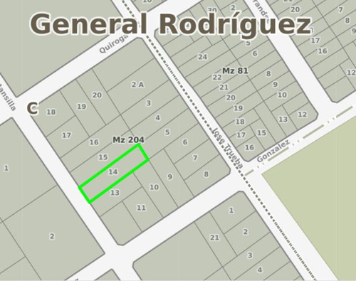 Venta Terreno  General Rodriguez