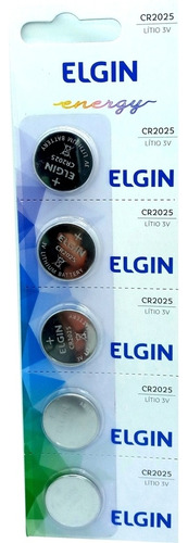 20x Bateria Elgin Cr2025 Lithium 3 Volts Battery Lítio 2025