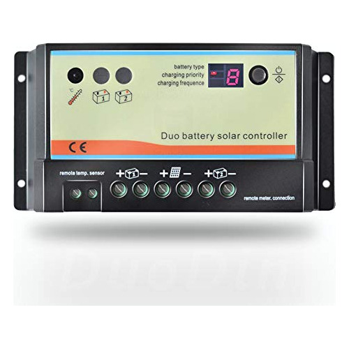 Controlador De Carga Solar Evpever 10a 12v/24v Funciona...