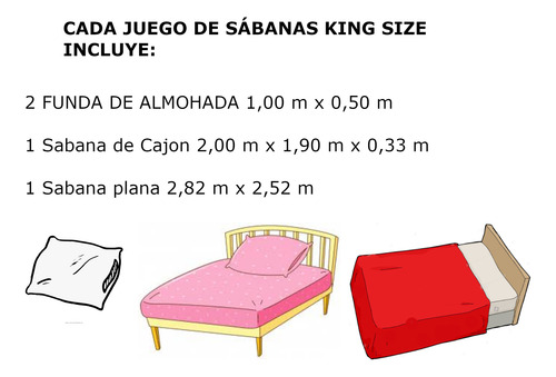 Juego De 2 Sábanas Invernal Polar King Size + 2 Fundas