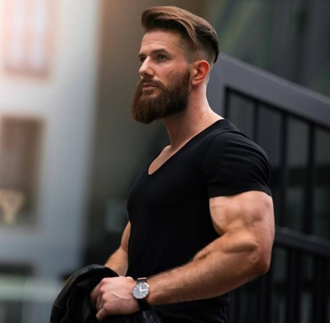 cabelo e barba masculino