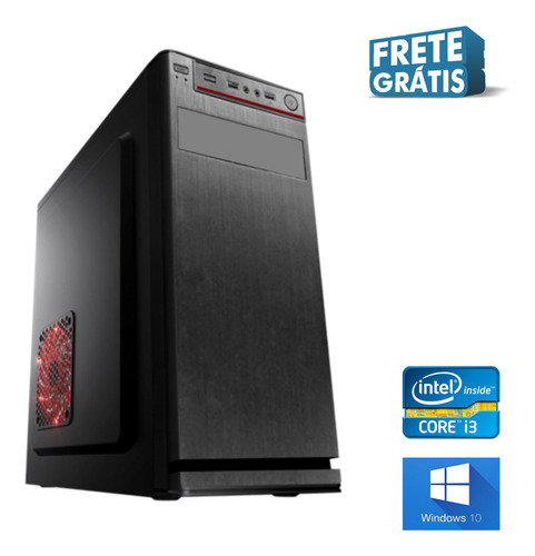 Cpu Em Oferta - Core I3 8gb 500gb Win10 + Brindes, Programas