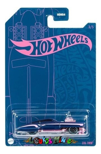 Hot Wheels Evil Twin Blue & Pink 54th Anniversary Lacrado