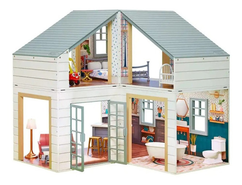 Little Tikes® Real Wood Stack N Style Casa De Muñecas . Color Blanco