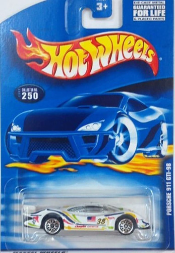 Hot Wheels Porsche 911 gti-98 # 250 año: 2001