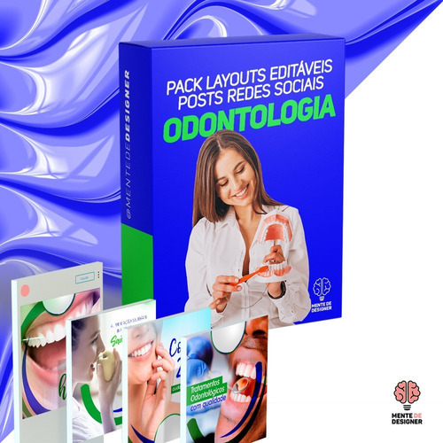 Pack - Posts Redes Sociais - Odontologia / Dentista (psd)