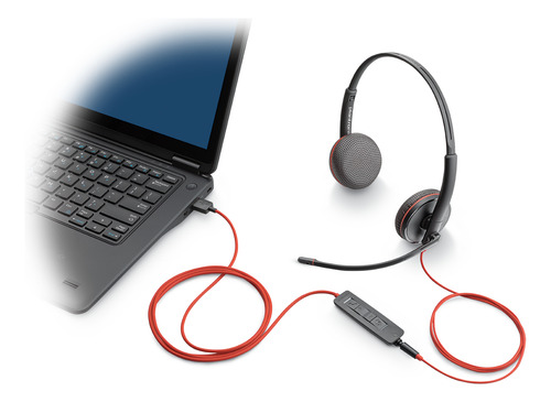Poly Hp Headset Audifono Blackwire 3220 Usbc+usba Call Cente