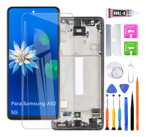 Pantalla Para Samsung A52s A52 5g A526 A528 Incell Con Marco