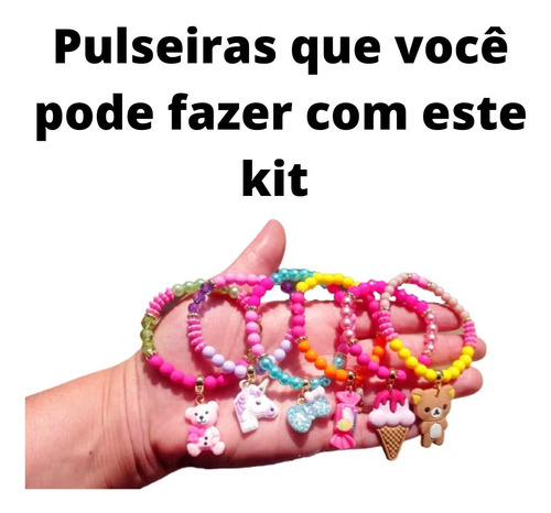 Imagem 5 de 8 de Kit Para Montar Bijuteria Infantil Iniciante Envio Imediato