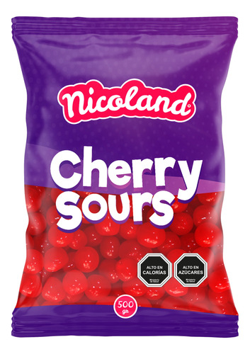 Gomita Cherry Sour 500gr  Nicoland