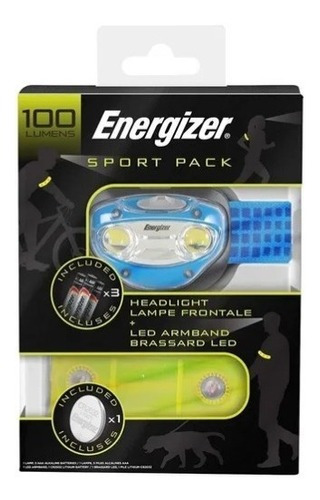 Linterna Energizer Sport Pack Manos Libre 2led Brazalete Stg