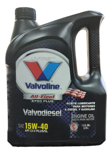 Aceite 15w40 Mineral Dual Gasolina / Diesel Valvoline E700