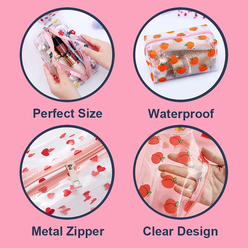 Bolsas De Cosméticos Transparentes Askinds - Bolsa De Maquil
