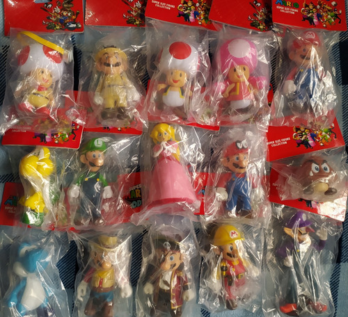 Lote 13 Figuras Super Mario 14 Cm (Usado)