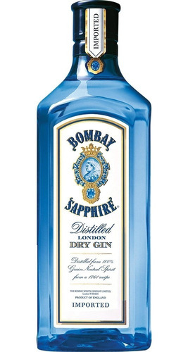 Gin Bombay Sapphire 750 Ml Cítricos, Pinhos, Coentro E Especiarias