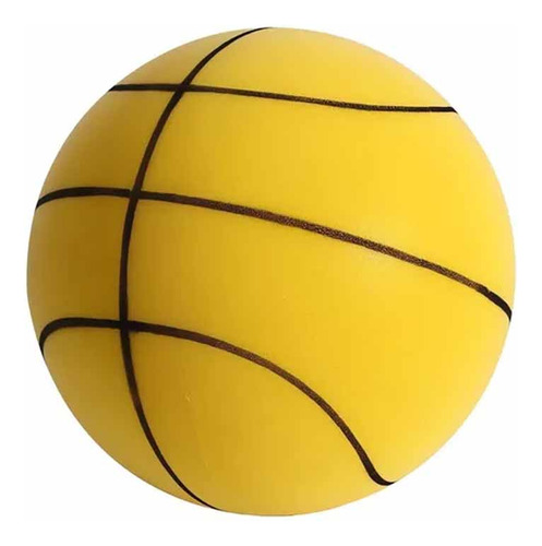 Silent Basketball, 2023 Pelota De Entrenamiento Interior18cm Color Yellow-18cm