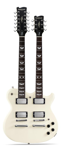 Westcreek Double Trouble - Guitarra Electrica De Doble Cuell