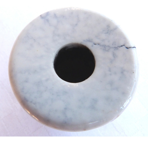 Monijor62-antiguo Coleccion Tintero Para Pupitre En Porcelan (Usado)