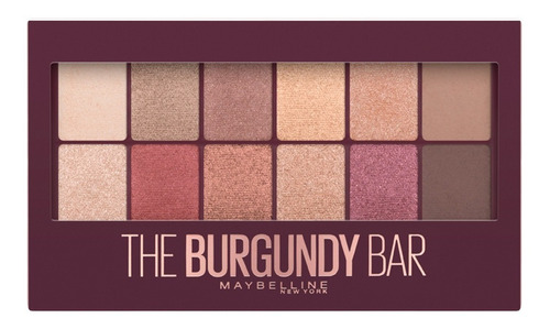 Paleta De Sombras Maybelline The Burgundy Bar